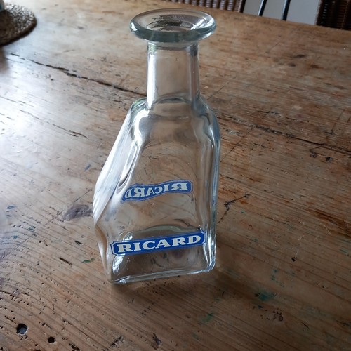 Vintage ricard carafe blue - vintage, carafe,