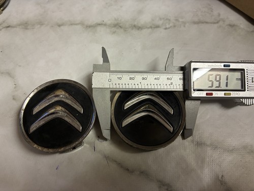 Citroen 59mm wheel centre - 2x,