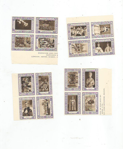 Coronation cinderella stamps - coronation,