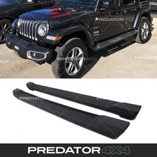 BLACK RUNNING BOARD SIDE STEPS