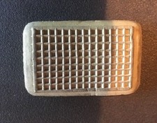 Lambretta GEV Brake Pedal Rubber Pad, D/LD/E/F, Grey, NOS