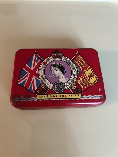 Oxo tin 1953 royalty queen - oxo,