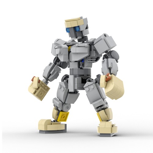 370 pcs moc atom - 370, robots