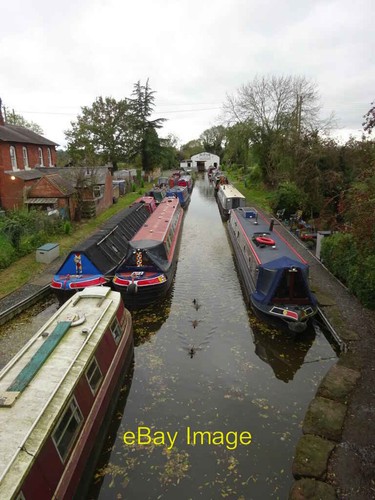 Photo 6x4 barges moored - 6x4,