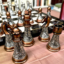 Chess Set Handmade Weighted