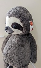 Giant Sloth Soft Plush Toy Keel Toys 84cm Large Stuffed Animal Grey Cuddly