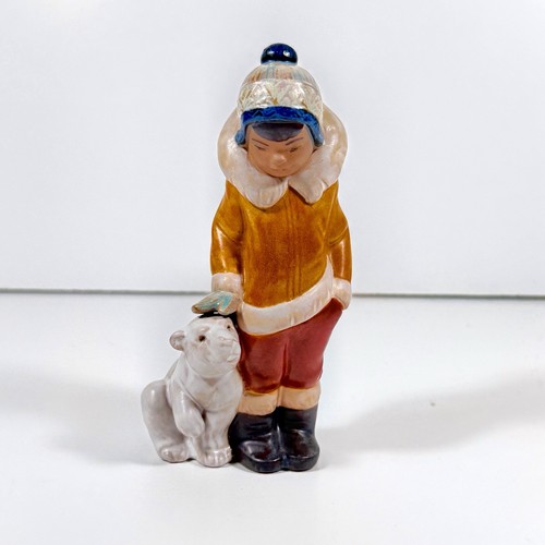 Lladro eskimo boy with - lladro,