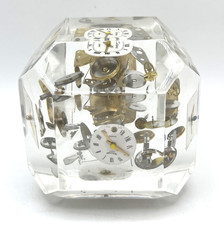 Vintage Lucite Paperweight