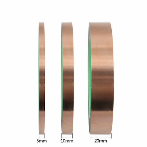 25m adhesive copper slug tape - copper,