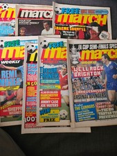 Match Weekly Magazines 1981-1983 Choose from list - See image and Description