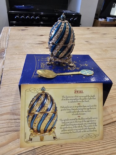 Atlas egg trinket box - , with