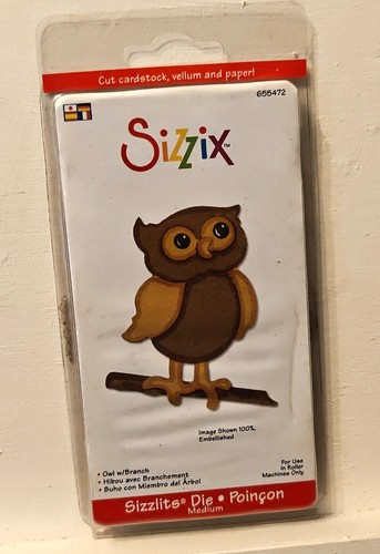 Sizzix dies owl with - owl,