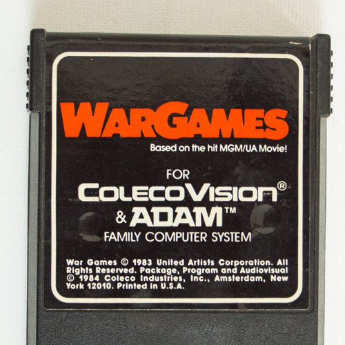 Colecovision game war games - colecovision,