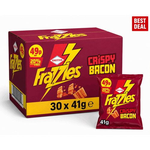 Smiths frazzles bacon crisps - frazzles,