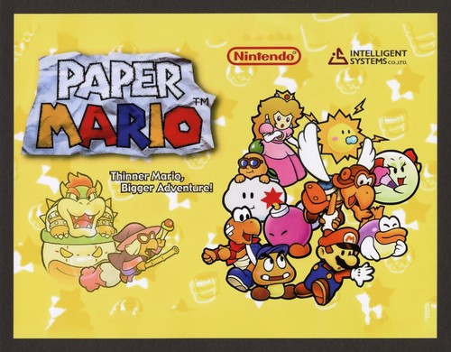 Paper mario nintendo n64 - mario,