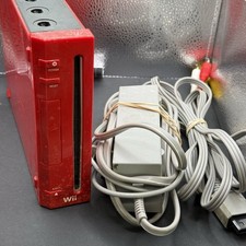 Red Nintendo Wii Console