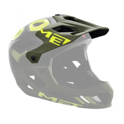 Met parachute visor black - visor, army