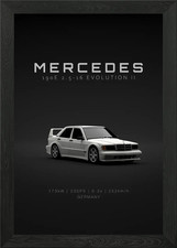 White Mercedes 190E EVO II -