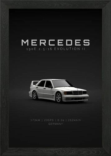 White mercedes 190e - 190e, ii