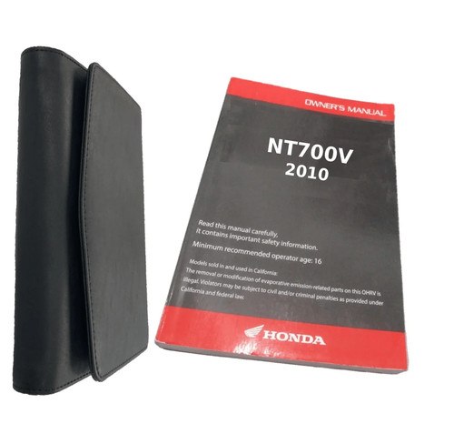 Owner manual for 2010 - for, honda