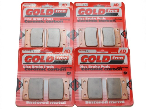 Brake pads front rear - rear, for