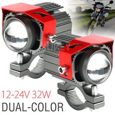 2Pcs Motorcycle LED Headlight