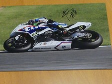 CHRISTIAN IDDON TYCO BMW BSB 11 X 8 SIGNED PICTURE 
