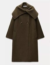 ZARA WIDE LAPEL 100% WOOL COAT