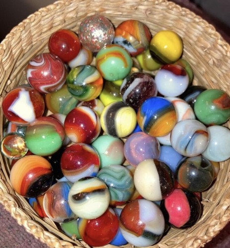 Vintage and antique marbles - vintage,