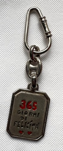 Vintage keyring key - ,