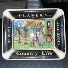 VERY RARE player's Country Life Cigarette's Tobacco, ashtray/coin plate 1930's