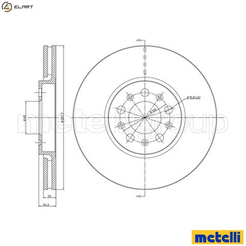 Brake disc 0365c - brake, 23-0365c