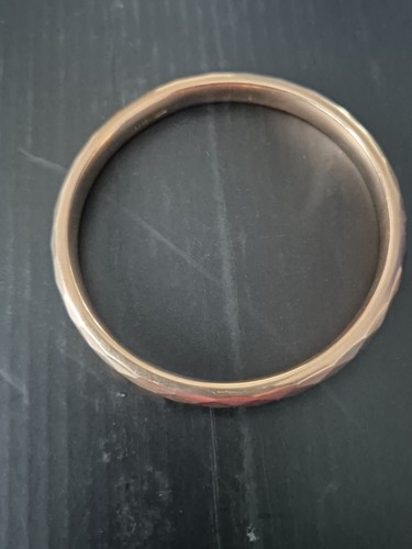 Vintage 9ct yellow gold bangle - vintage,