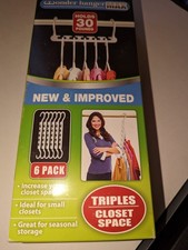 Wonder Hanger MAX 6 Pack New