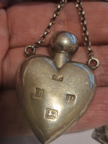 Silver scent bottle solid - silver,