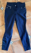 MOUNTAIN HORSE EVELYN FULL SEAT STICKY BUM BREECHES NAVY 42 NEW