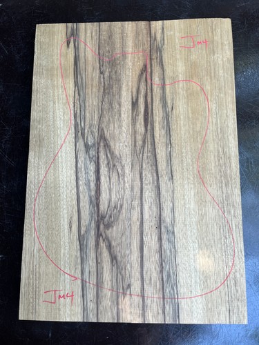 Black limba korina 2 piece - black, 2-piece