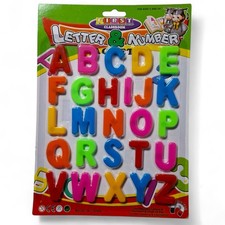 Kids A to Z Magnetic Letters Gift Alphabet & Numbers Learning Fridge Magnets 4cm