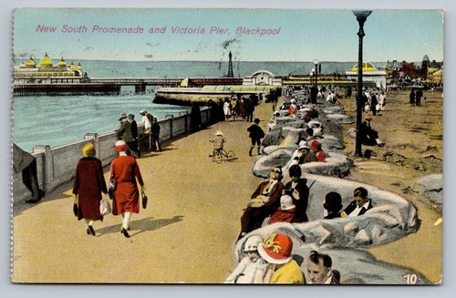 Postcard blackpool new - blackpool,