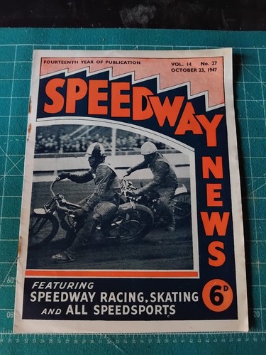 Vintage speedway news magazine - vintage,