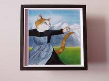 Susan Herbert Cats In The Movies print 'Mouse-Trap Family' Sound Of Music'FRAMED