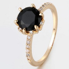 LUXURY BLACK CRYSTAL WOMENS