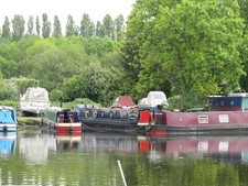 Photo narrowboat perch - photo, a3
