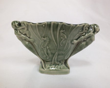 Wade Whimsie Green Glazed  Mythical Mermaid & Seahorse Posie Vase (Fel)