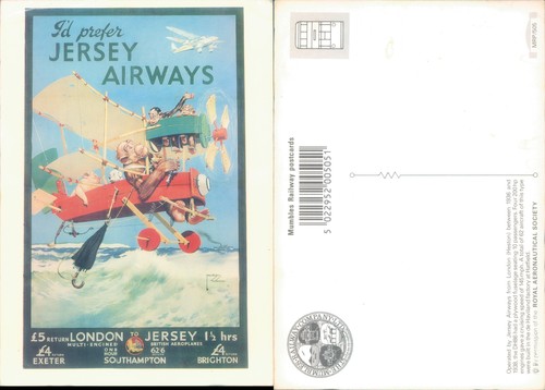 Jersey airways advertisement - jersey,