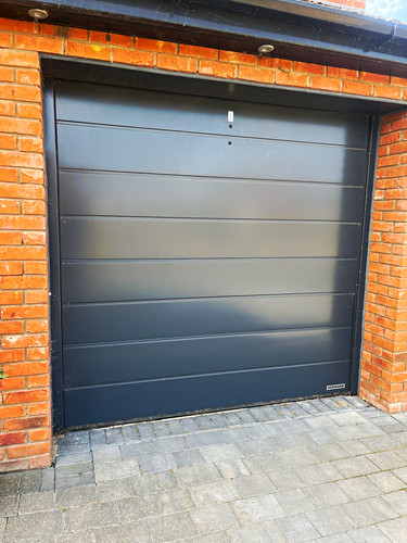 Hörmann grey steel - steel, sectional
