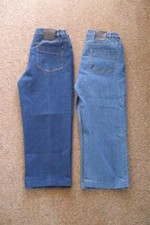 Men's Pegasus Cotton Jeans 2 Pairs UK Waist Size 38" Inside leg 24".