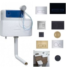 CONCEALED PNEUMATIC DUAL FLUSH