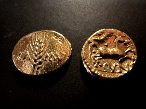 Catuvellauni gold stater - catuvellauni,