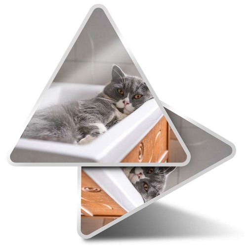 Triangle stickers cm - 10,